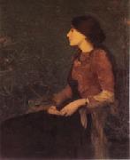 Edmond Aman-Jean Thadee Caroline Jacquet oil painting reproduction